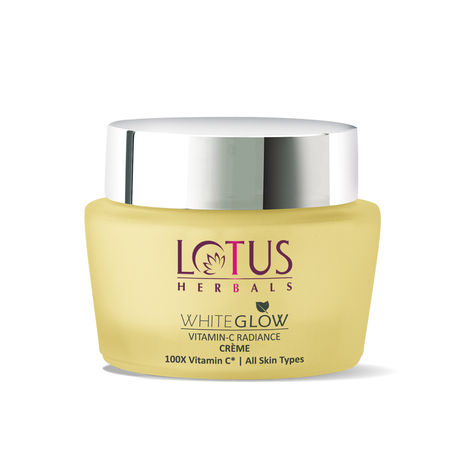 Buy Lotus Herbals WhiteGlow Vitamin C Radiance Cream | SPF 20 | For Dark Spots & Dull Skin | Anti- Pollution | 50g-Purplle