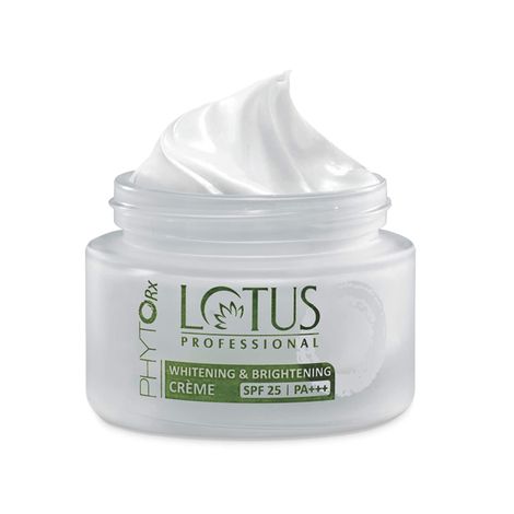 Buy Lotus Professional PhytoRx Whitening & Brightening Cream | SPF 25 | PA+++ | All skin types Preservative Free | 50 gm-Purplle