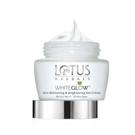 Buy Lotus Herbals Whiteglow Skin Whitening & Brightening Gel Cream SPF 25 Pa +++, 60g-Purplle
