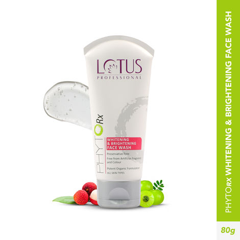 Buy Lotus Professional PhytoRx Whitening & Brightening Face Wash | All skin types | Preservative free | 80 gm-Purplle