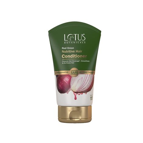 Buy Lotus Botanicals Red Onion Smooth Hair Conditioner | Smoothens & De-Frizzes hair | Prevents Breakage | No Preservatives | 150 gm-Purplle