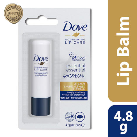 Buy Dove Essential Nourishing Lip Care | Lip Balm |24 hours Hydration | Imported | 4.8gm-Purplle