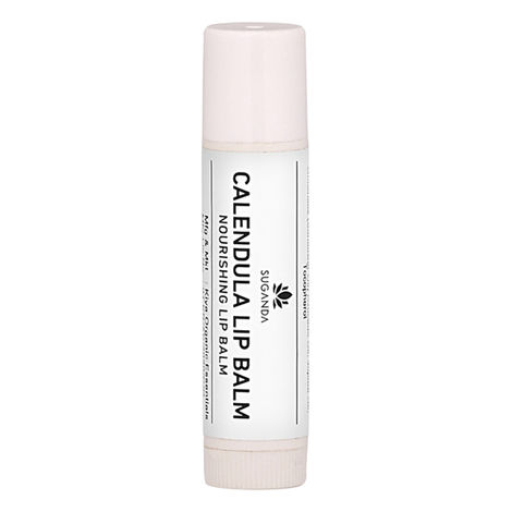 Buy Suganda Calendula Lip Balm, Deeply Nourishes Dry & Chapped Lips, Helps Heal Crack & Wounded Lips, Retain Moisture on Lips 1 Pc-Purplle