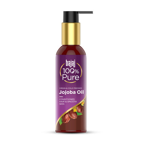 Buy Bajaj 100% Pure Jojoba Oil | Virgin & Cold Pressed |Conditioned Hair & Smooth Skin |Oil | 200ml-Purplle