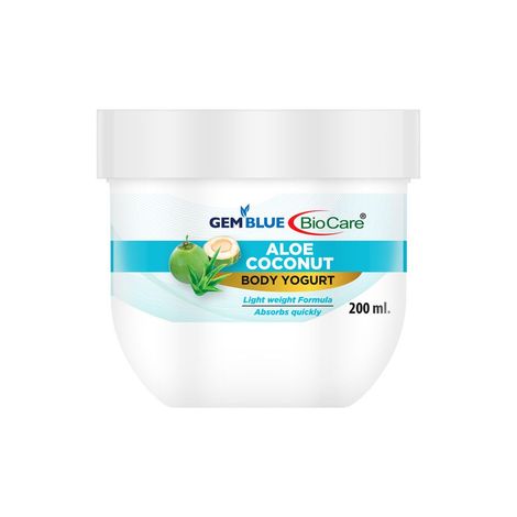 Buy Gemblue Biocare Aloe Coconut Body yogurt, (200 ml)-Purplle