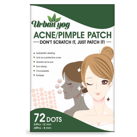 Buy UrbanYog Acne Pimple Patch For Face Treats Pimple Overnight - 72 Dots-Purplle