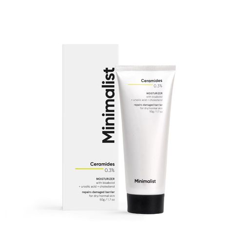 Buy Minimalist 0.3% Ceramides Barrier Repair Moisturizing Cream With Bisabolol for Dry Skin-Purplle