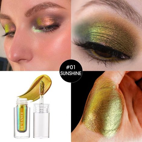 Buy DE ' LANCI Liquid Glitter Eyeshadow Multichrome Chameleon - 1.6 gm-Purplle