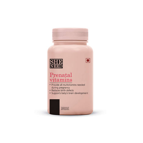 Buy SheNeed Prenatal Vitamins Supplements -Provides Nutrients Needed During Pregnancy for Baby’s Development- 60 Tablets-Purplle