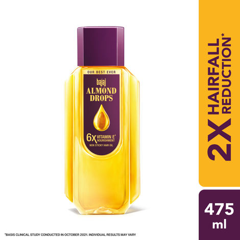 Buy Bajaj Almond Drops Hair Oil (475 ml)-Purplle