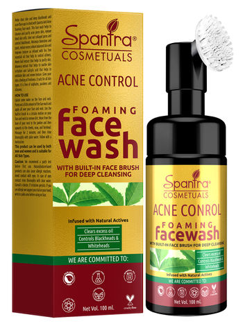 Buy Spantra Acne Control Foaming Face Wash, 100ml-Purplle