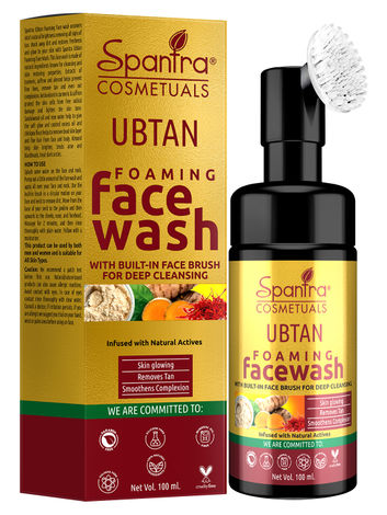 Buy Spantra Ubtan Foaming Face Wash, 100 ml-Purplle