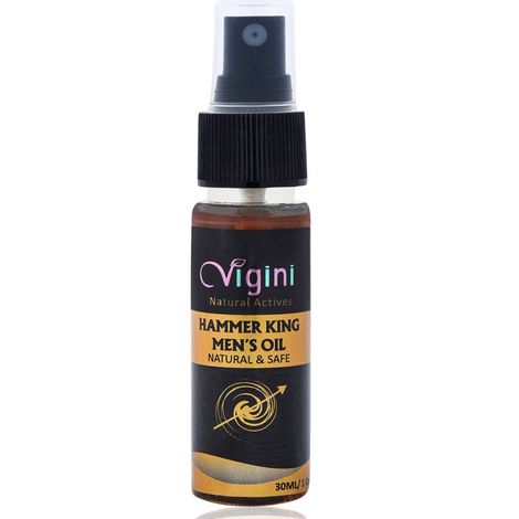 Buy Vigini Natural Hammer King Long Time Sexual Lube Lubricants Effective Lubricating Lubrication Massage Oil for Men Sulphate Paraben Free with Tulsi Ylang Ylang Clary Sage Essential Oils (30 ml)-Purplle