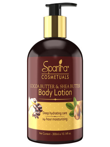 Buy Spantra Cocoa Butter & Shea Butter Body Lotion, 300ml-Purplle