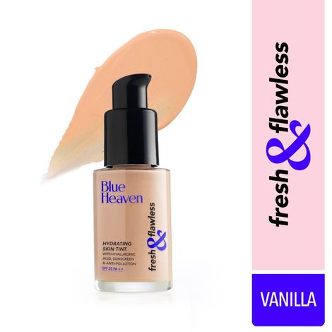 Buy Blue Heaven Fresh & Flawless Hydrating Skin Tint, Vanilla-Purplle