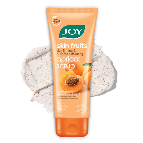 Buy Joy Skin Fruits Dullness Exfoliating Apricot Scrub 200 ml-Purplle