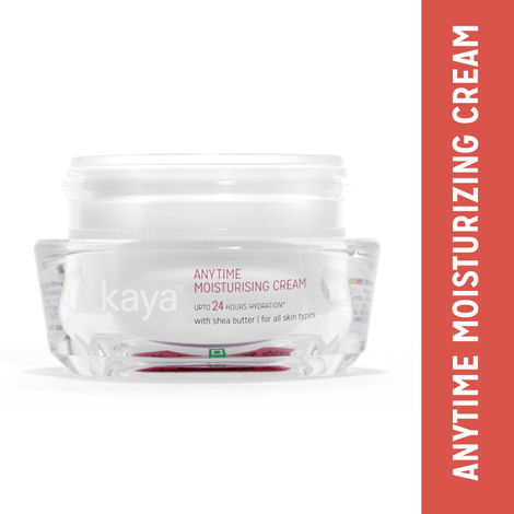 Buy Kaya Anytime Moisturising Cream Shea and Kokum butter enriched daily use cream moisturizer for face 24hr hydration for all skin types 50 ml-Purplle