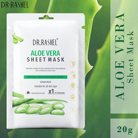 Buy Dr.Rashel Aloe Vera Serum Sheet Mask Suitable for All Skin Type-Purplle