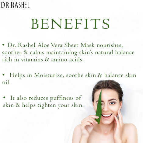 Dr. Rashel Aloe Vera Sheet Mask Suitable for All Skin Type