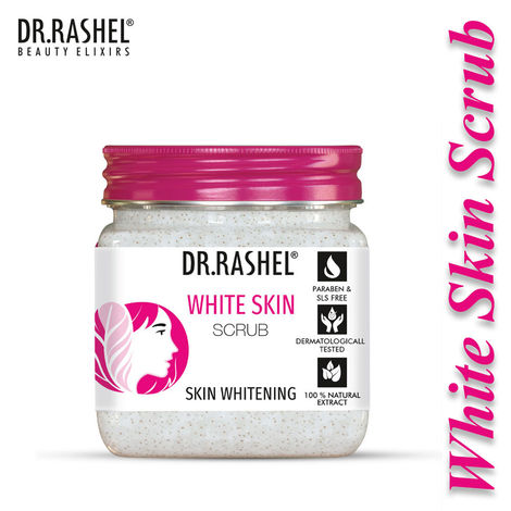 Buy Dr.Rashel Skin Whitening Face and Body Scrub For All Skin Types (380 ml)-Purplle