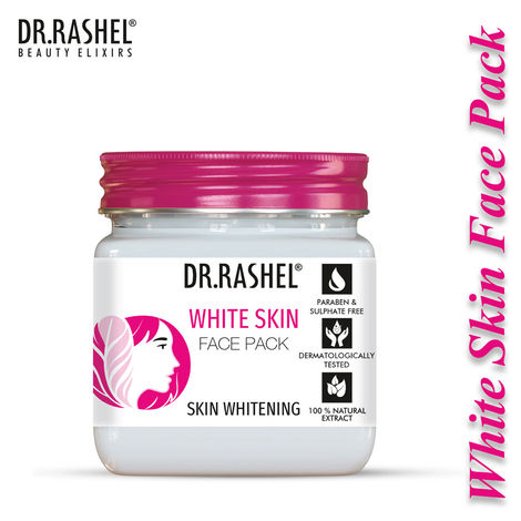 Buy Dr.Rashel Skin Whitening Face Pack For All Skin Types (380 ml)-Purplle