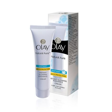 Buy Olay Natural Aura| Vitamin B3, Pro B5, E with UV Protection| 20 gm-Purplle