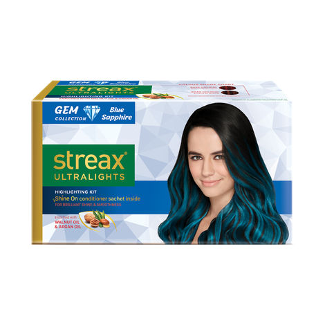 Buy Streax Ultralights Gem Collection Blue Sapphire (60 ml)-Purplle