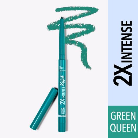 Buy Blue Heaven 2x Intense Kajal, Green Queen, 0.35 gm-Purplle