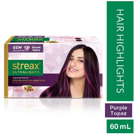 Buy Streax Ultralights Gem Collection Purple Topaz (60 ml)-Purplle