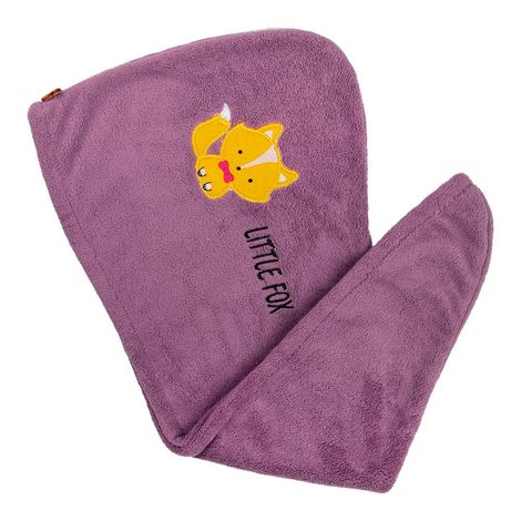 Buy Streak Street Microfiber Hair Wrap Towel- Violet Foxy-Purplle