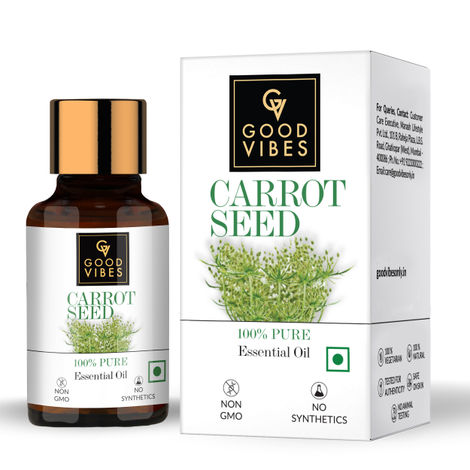 Buy Good Vibes Pure Essential Oil -  Carrot Seed (10 ml)-Purplle