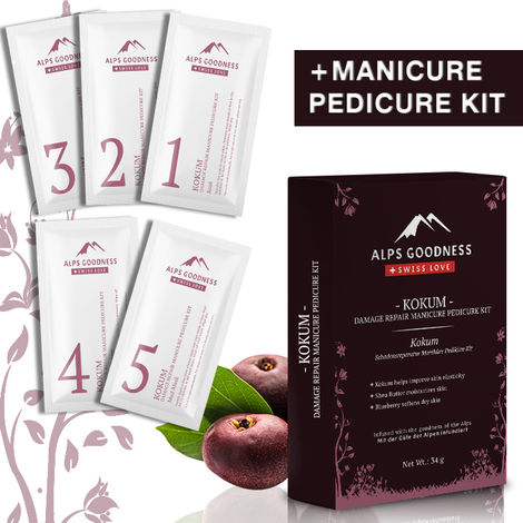 Buy Alps Goodness Kokum Damage Repair Manicure Pedicure Kit (34 g)-Purplle