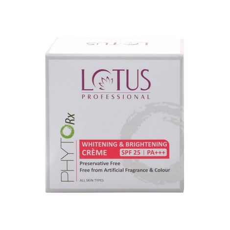 Buy Lotus Professional PhytoRx Whitening & Brightening Cream | SPF 25 | PA+++ | All skin types Preservative Free | 50g-Purplle