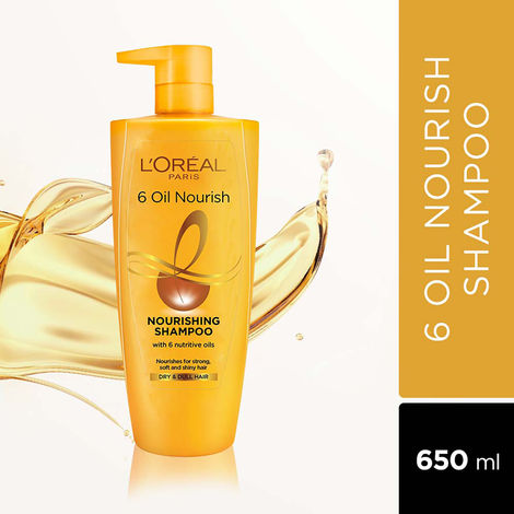 Buy L'Oreal Paris 6 Oil Nourishing Shampoo (650 ml)-Purplle