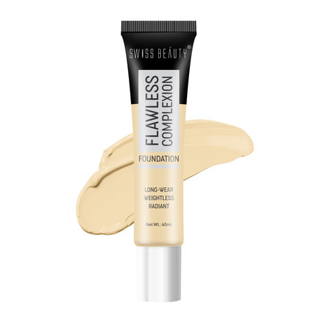 Buy Swiss Beauty Flawless Complexion Foundation 2 Fair Ivory (40 ml)-Purplle