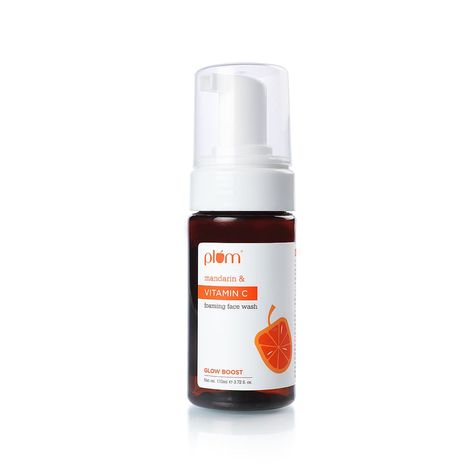 Buy Plum Vitamin C Foaming Face Wash with Mandarin (110 ml)-Purplle