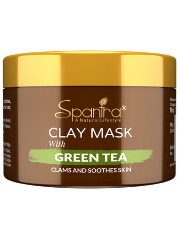 Buy Spantra Green Tea Clay Mask (125 g)-Purplle