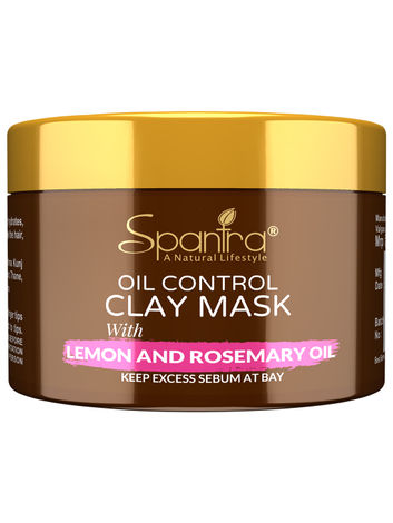 Buy Spartra Oil Control Clay Mask with Lemon and Rosemary Oil (125 g)-Purplle
