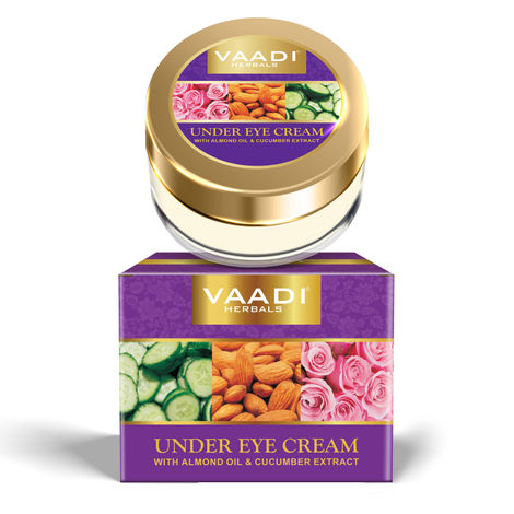 Buy Vaadi Herbals Under Eye Cream - Almond Oil & Cucumber Extract (30 gm)-Purplle