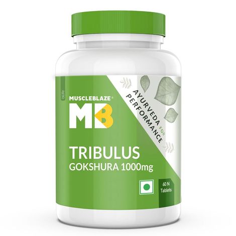 Buy MuscleBlaze Tribulus 1000mg, 60 Tablets-Purplle