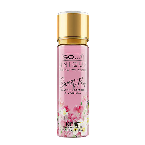 Buy So…? Unique Sweet Pea Body Mist (150 ml)-Purplle