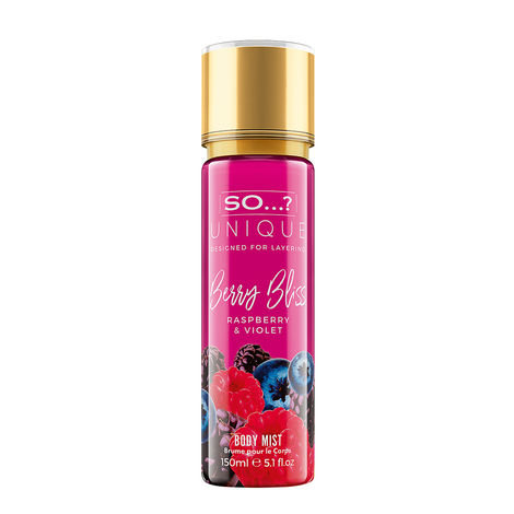 Buy SO…? Unique Berry Bliss Body Mist (150 ml)-Purplle
