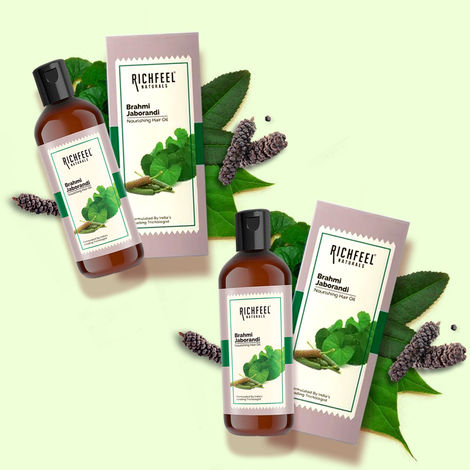 Buy Richfeel Brahmi Jaborandi Hair Oil - Pack Of 2 (80 ml)-Purplle