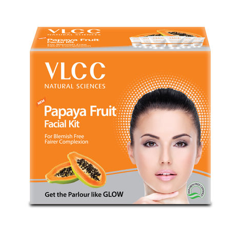 Buy VLCC Papaya Fruit Facial Kit (60 g)-Purplle