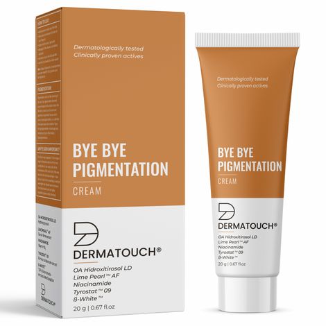 Buy DERMATOUCH Bye Bye Pigmentation  Cream || Pigmentation Cream for Women/Men with Lime Pearl & B-White - 20G-Purplle