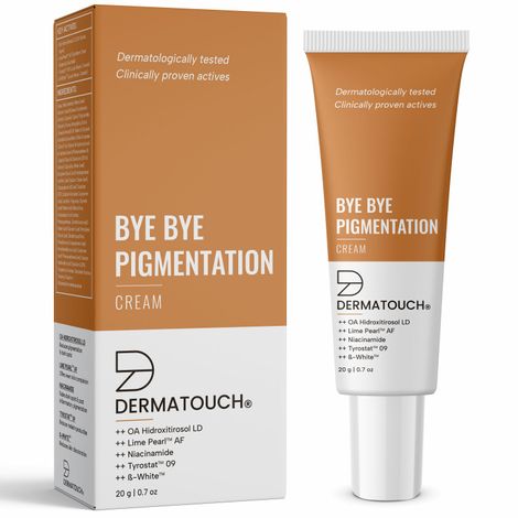 Buy DERMATOUCH Bye Bye Pigmentation  Cream || Pigmentation Cream for Women/Men with Lime Pearl & B-White - 20G-Purplle