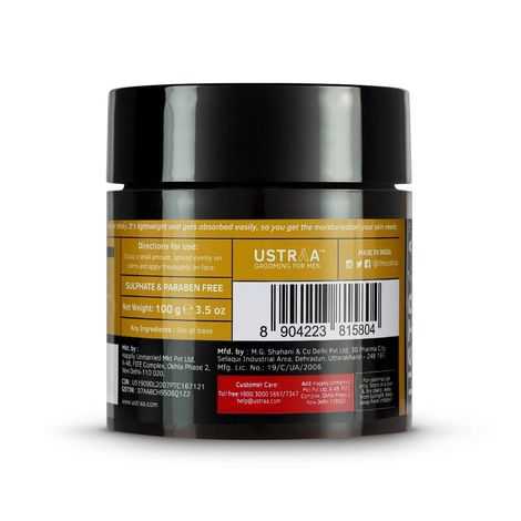 Ustraa Machine Ustraa Oil Control Pack (Face Wash Oily Skin 200g & Moisturising Cream ...