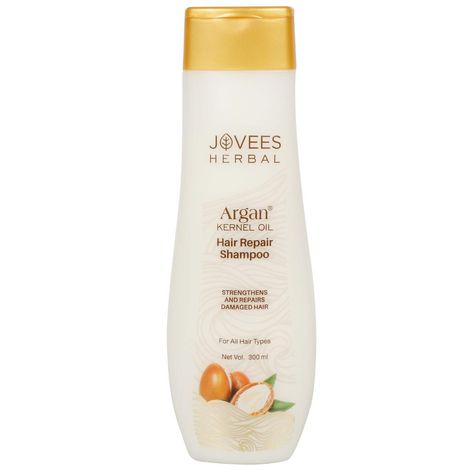 Buy Jovees Herbal Argan Kernal Oil Hair Repair Shampoo For All Hair Types | Strengthen and Repairs Hair | Paraben & Alcohol Free 300 ml-Purplle