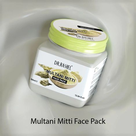 Buy Dr.Rashel Exfoliating Multani Mitti Face Pack For All Skin Type (380 ml)-Purplle