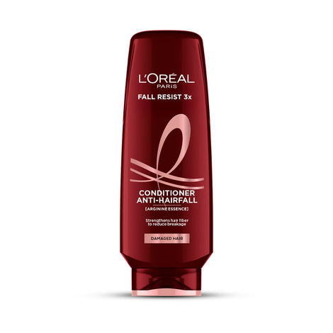 Buy L'Oreal Paris Anti-Hair Fall Conditioner, Reinforcing & Nourishing for Hair Growth, For Thinning & Hair Loss, With Arginine Essence and Salicylic Acid, Fall Resist 3X, 180 ml-Purplle